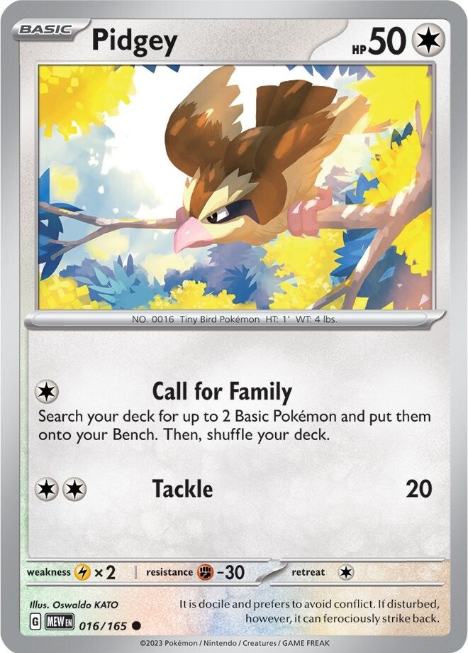 Pidgey (016/165) [Scarlet & Violet 151] | Good Games North
