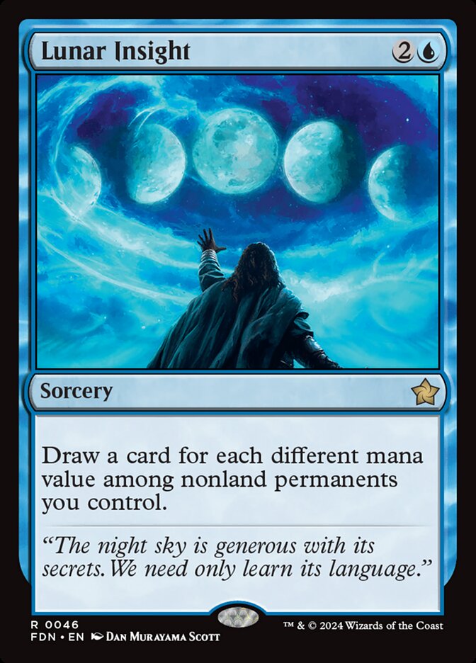 Lunar Insight (Foundations)  - Foil | Good Games North