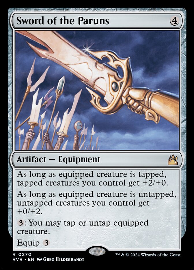 Sword of the Paruns (Ravnica Remastered)  - Foil | Good Games North