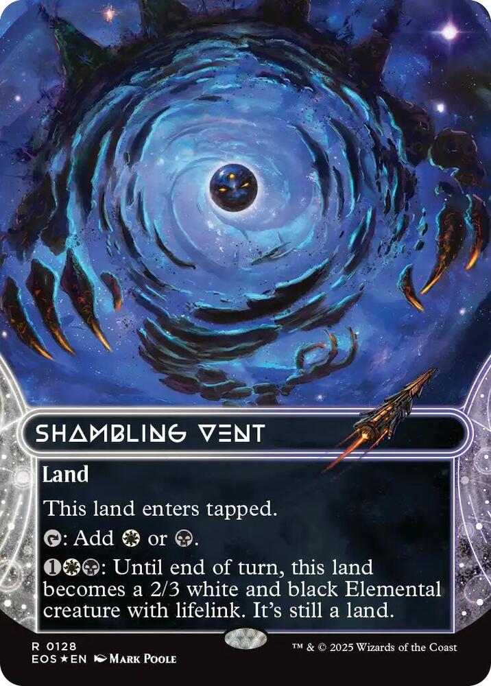 Shambling Vent 0128 Borderless Galaxy Foil (Edge of Eternities: Stellar Sights)  - Foil | Good Games North