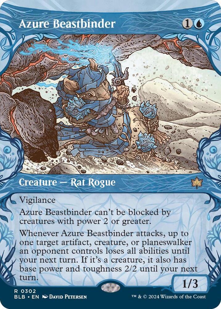 Azure Beastbinder 302 (Bloomburrow)  - Showcase | Good Games North