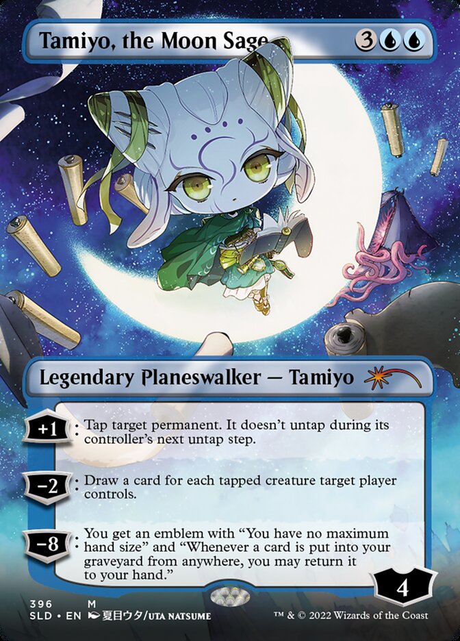 Tamiyo, the Moon Sage (Borderless) [Secret Lair Drop Series] | Good Games North