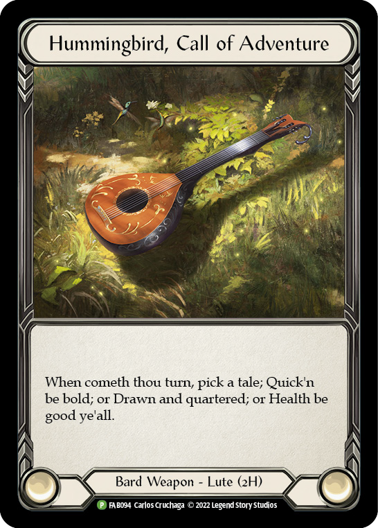 Hummingbird, Call of Adventure [FAB094] (Promo)  Cold Foil | Good Games North