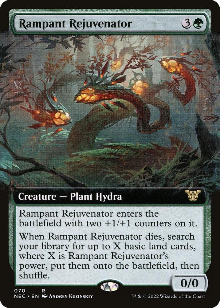 Rampant Rejuvenator Extended Art (Commander: Kamigawa: Neon Dynasty)  | Good Games North