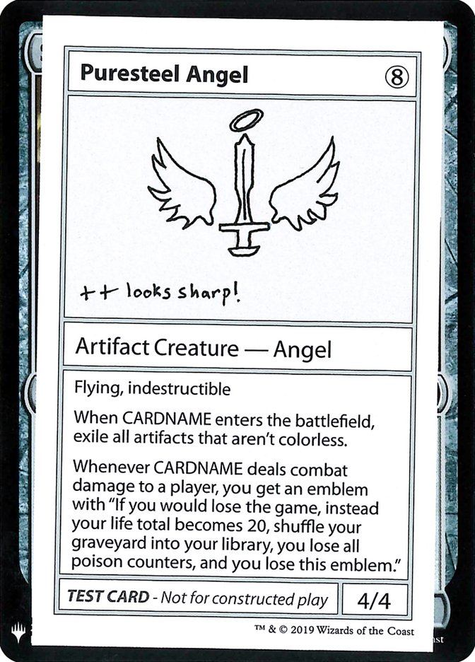 Puresteel Angel [Mystery Booster Playtest Cards] | Good Games North