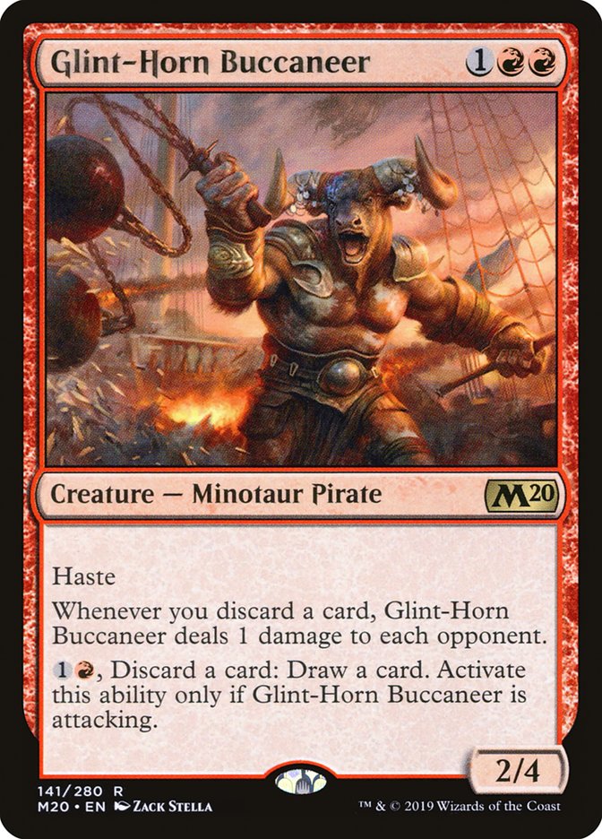 Glint Horn Buccaneer 141 (Core Set 2020)  | Good Games North