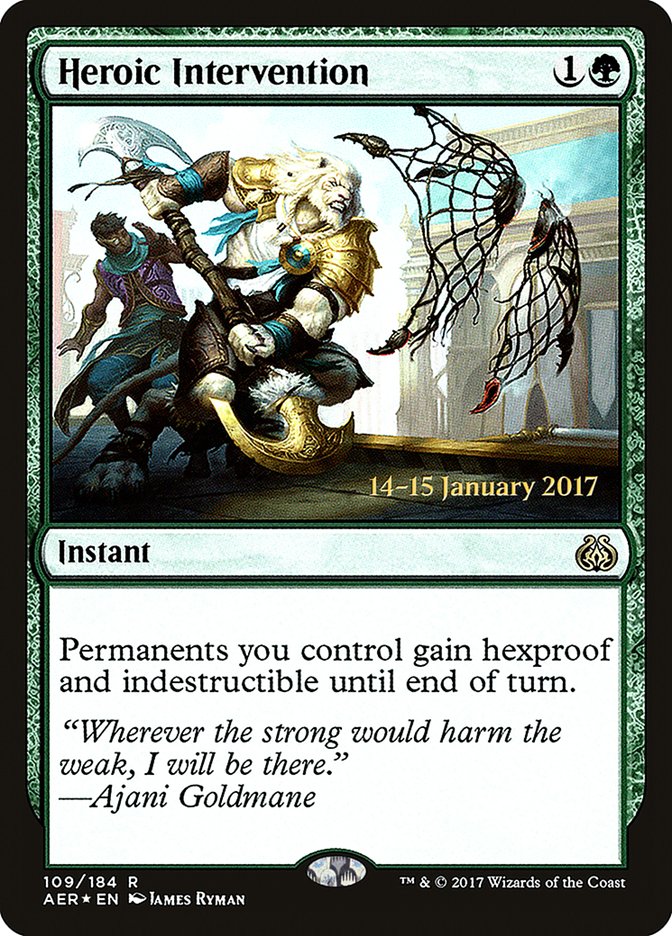 Heroic Intervention [Aether Revolt Prerelease Promos] | Good Games North
