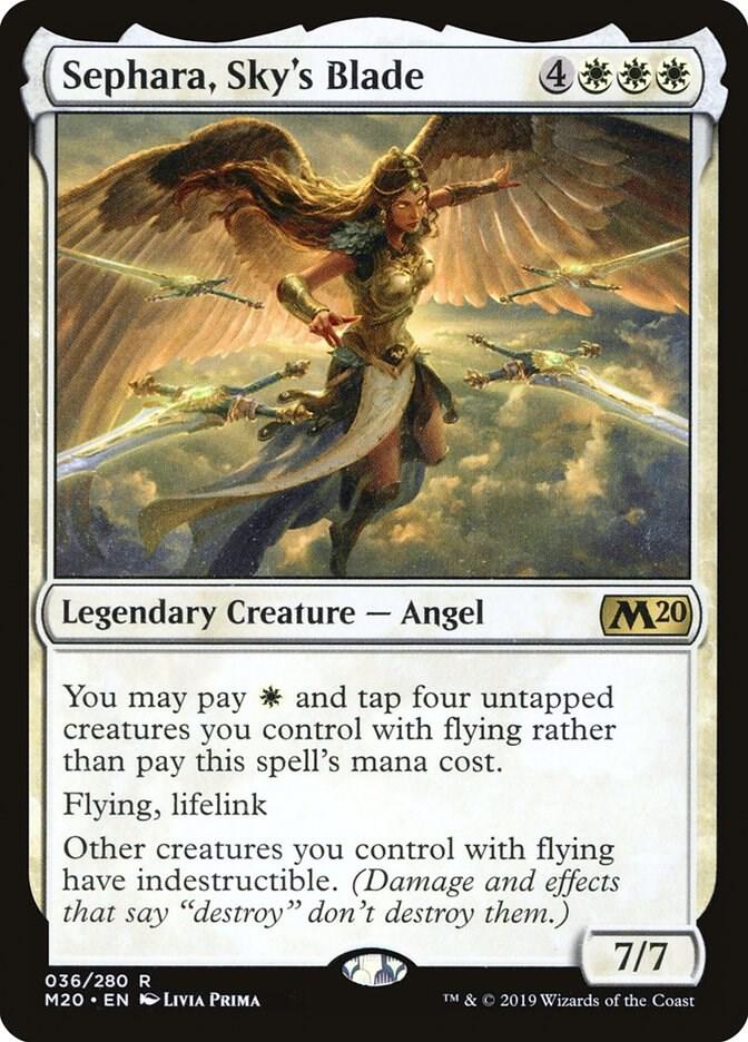 Sephara, Sky's Blade 36 (Core Set 2020)  - Foil | Good Games North