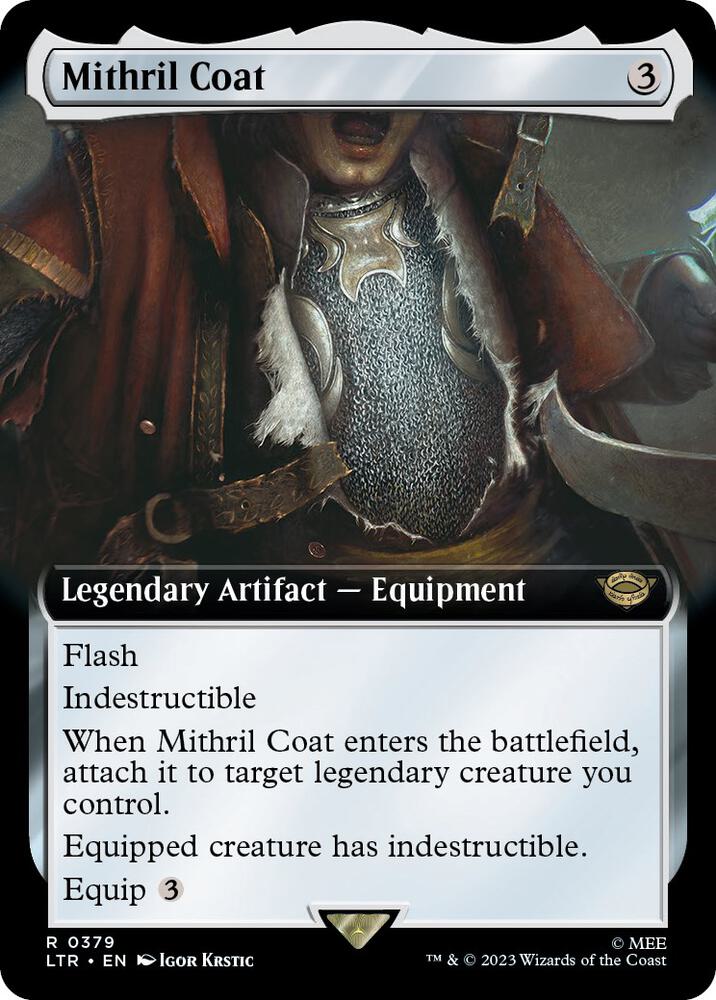 Mithril Coat 379/281 (Universes Beyond: The Lord of the Rings: Tales of Middle-earth)  - Extended Art | Good Games North