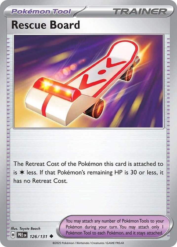 Rescue Board 126/131 (SV: Prismatic Evolutions)  | Good Games North