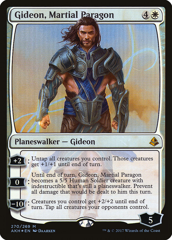 Gideon, Martial Paragon 270/269 (Amonkhet)  - Foil | Good Games North