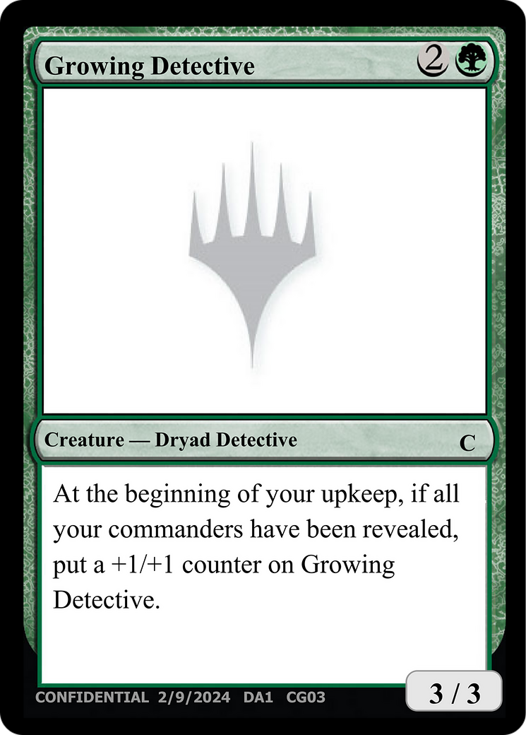 Growing Detective [Unknown Event] | Good Games North