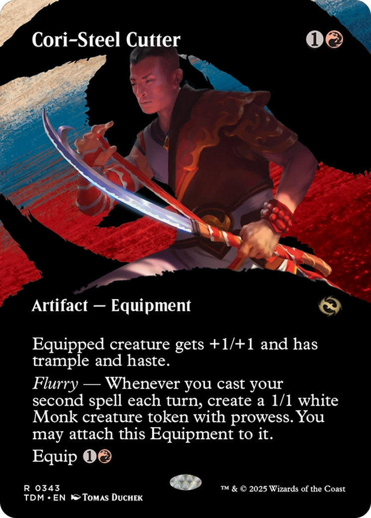 Cori-Steel Cutter (Borderless) [Tarkir: Dragonstorm] | Good Games North