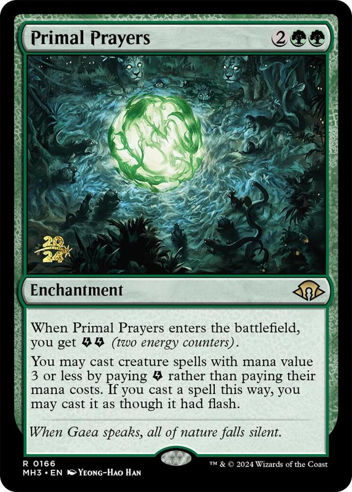 Primal Prayers (Prerelease Cards)  - Foil | Good Games North