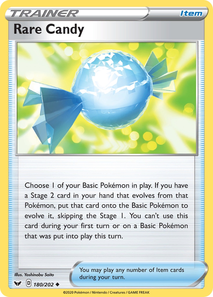 Rare Candy (180/202) [Sword & Shield: Base Set] | Good Games North