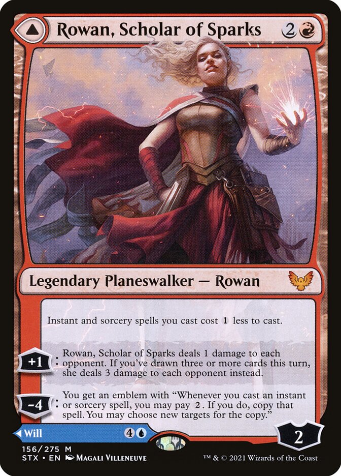 Rowan, Scholar of Sparks // Will, Scholar of Frost (Strixhaven: School of Mages)  | Good Games North