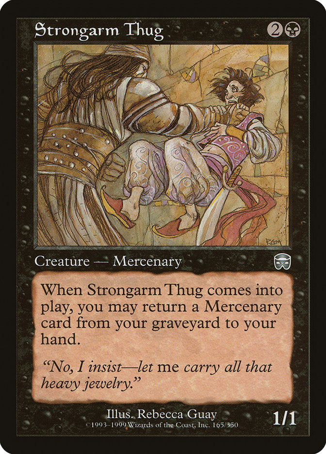 Strongarm Thug 165/350 (Mercadian Masques)  - Foil | Good Games North