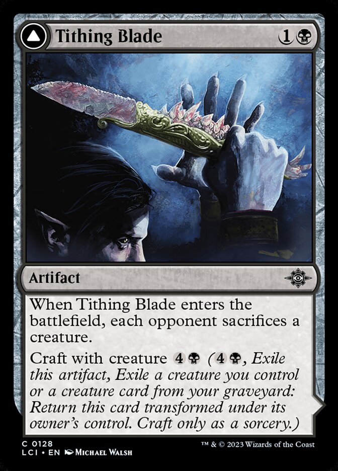 Tithing Blade 128 (The Lost Caverns of Ixalan)  - Foil | Good Games North