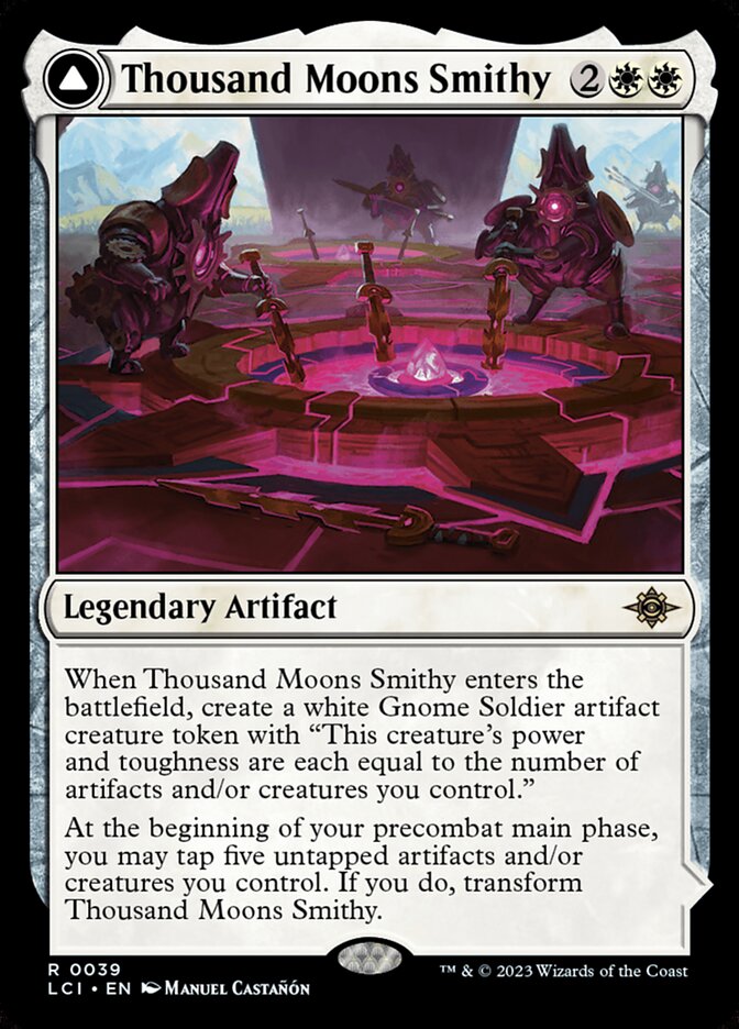 Thousand Moons Smithy // Barracks of the Thousand 39 (The Lost Caverns of Ixalan)  - Foil | Good Games North