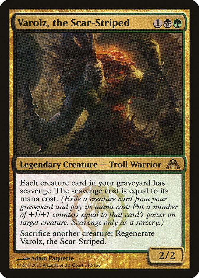 Varolz, the Scar-Striped 112/156 (Dragon's Maze)  - Foil | Good Games North
