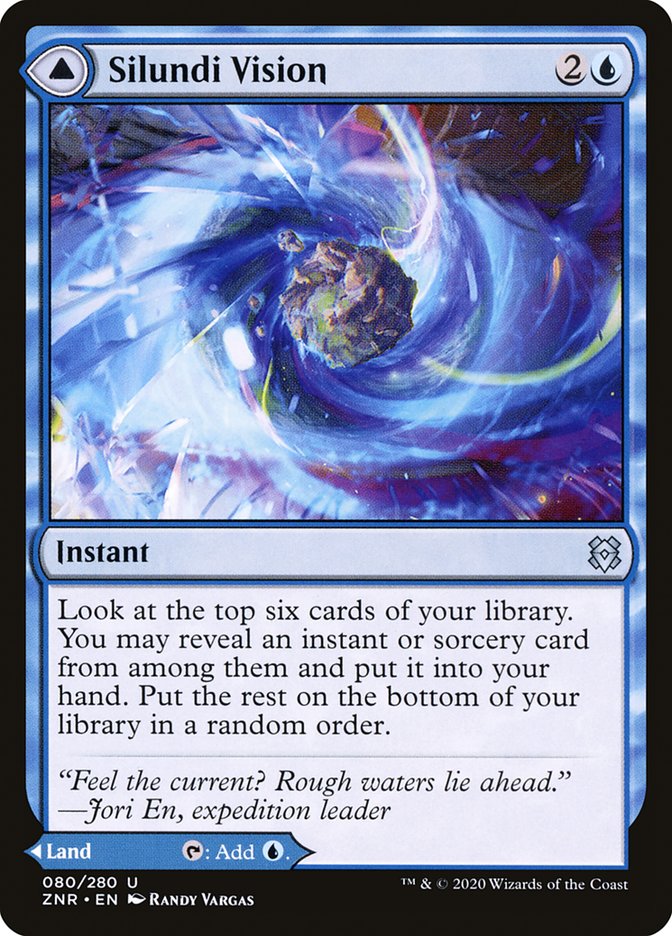 Silundi Vision // Silundi Isle 80/280 (Zendikar Rising)  | Good Games North