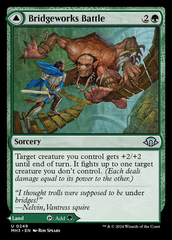 Bridgeworks Battle // Tanglespan Bridgeworks 249 (Modern Horizons 3)  - Foil | Good Games North