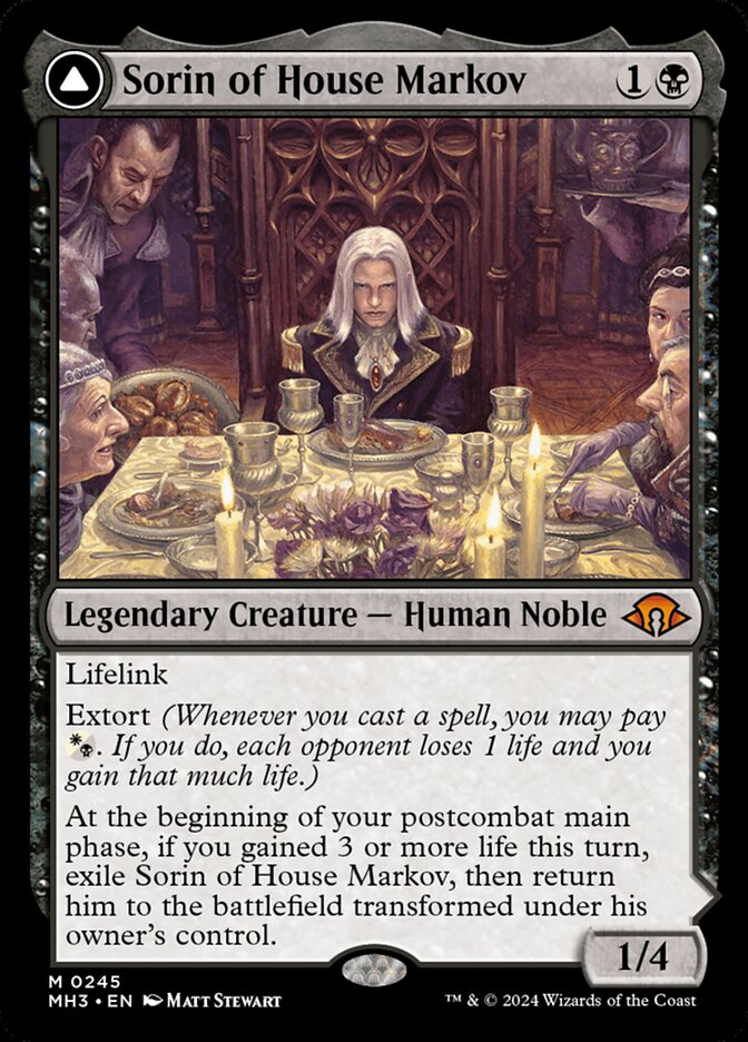 Sorin of House Markov // Sorin, Ravenous Neonate (Modern Horizons 3)  | Good Games North