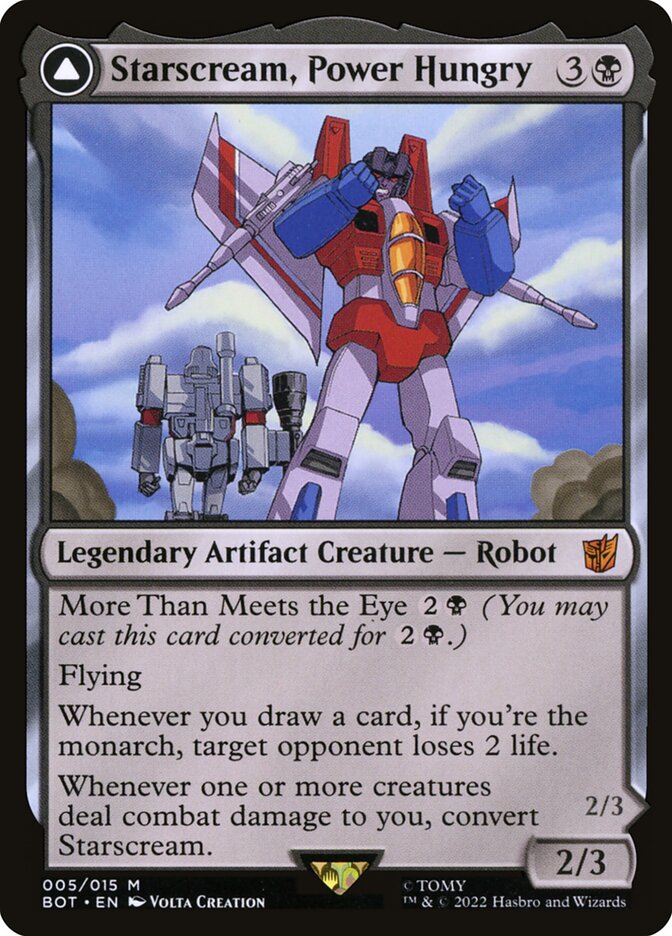 Starscream, Power Hungry // Starscream, Seeker Leader (Universes Beyond: Transformers)  | Good Games North