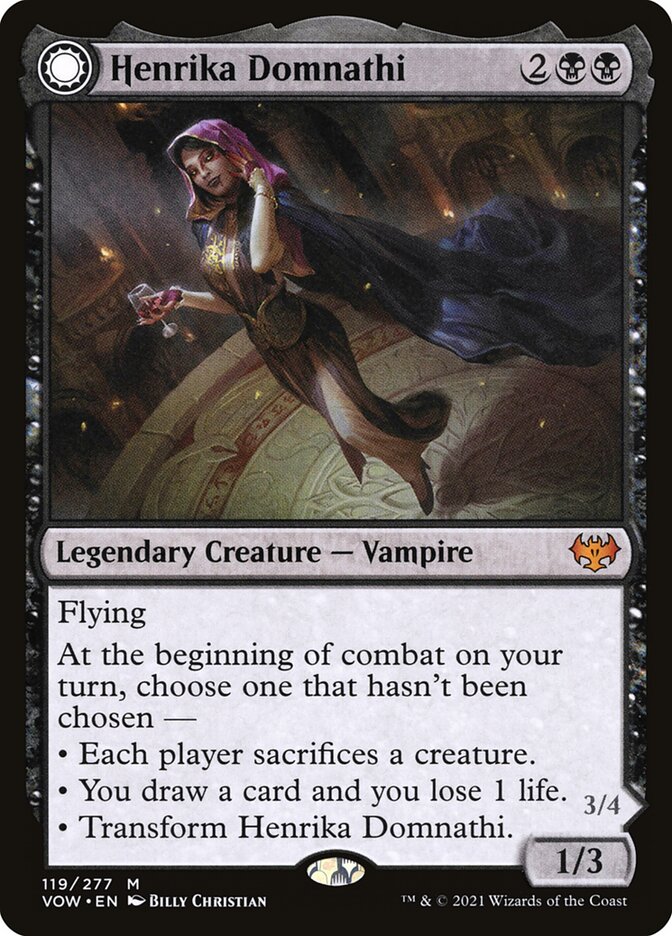 Henrika Domnathi // Henrika, Infernal Seer 119 (Innistrad: Crimson Vow)  | Good Games North