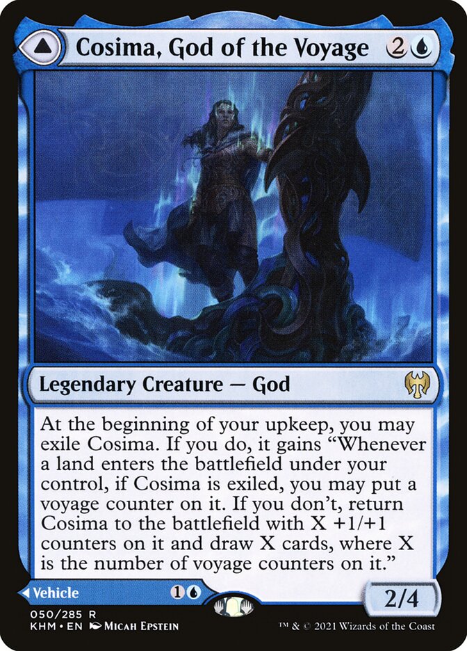Cosima, God of the Voyage // The Omenkeel 50 (Kaldheim)  - Foil | Good Games North