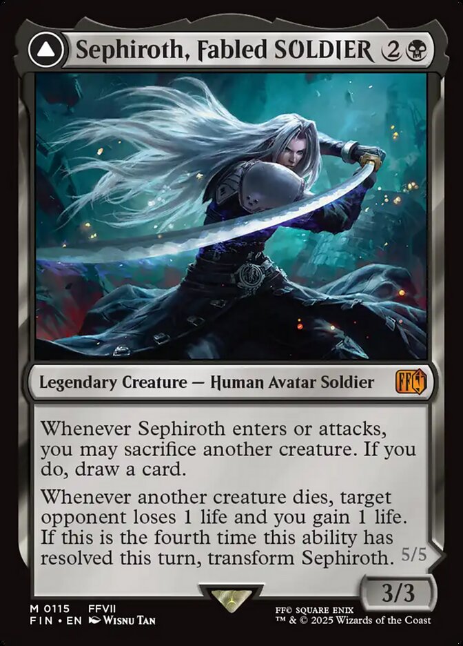 Sephiroth, Fabled SOLDIER // Sephiroth, One-Winged Angel (FINAL FANTASY)  | Good Games North