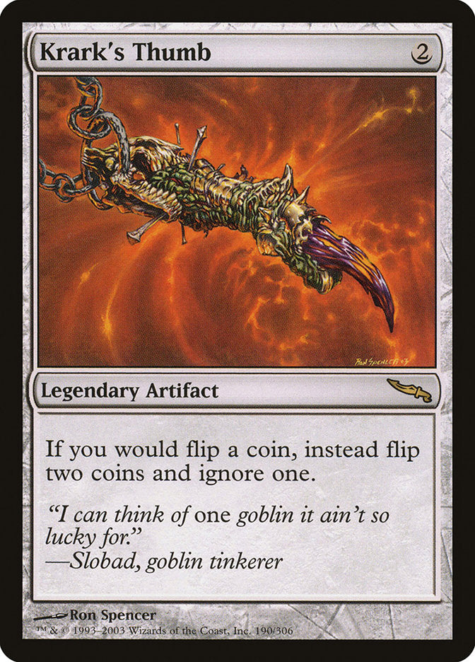 Krark's Thumb 190/306 (Mirrodin)  | Good Games North
