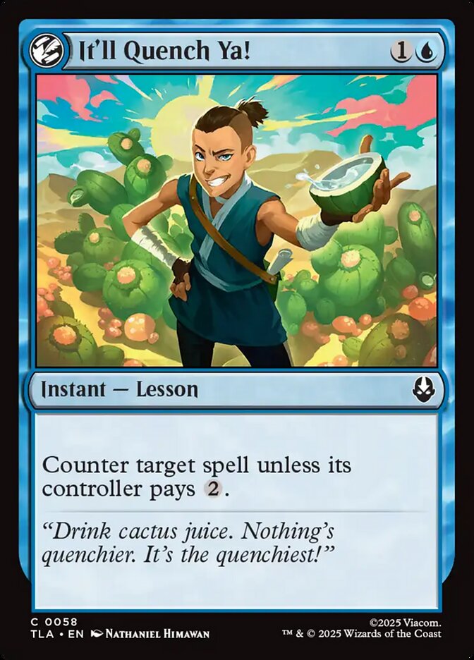 Itll Quench Ya 58 (Avatar: The Last Airbender)  - Foil | Good Games North