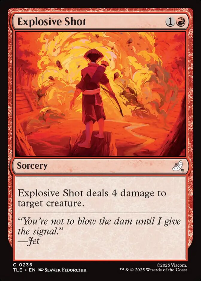 Explosive Shot 236/317 (Avatar: The Last Airbender: Eternal-Legal)  | Good Games North