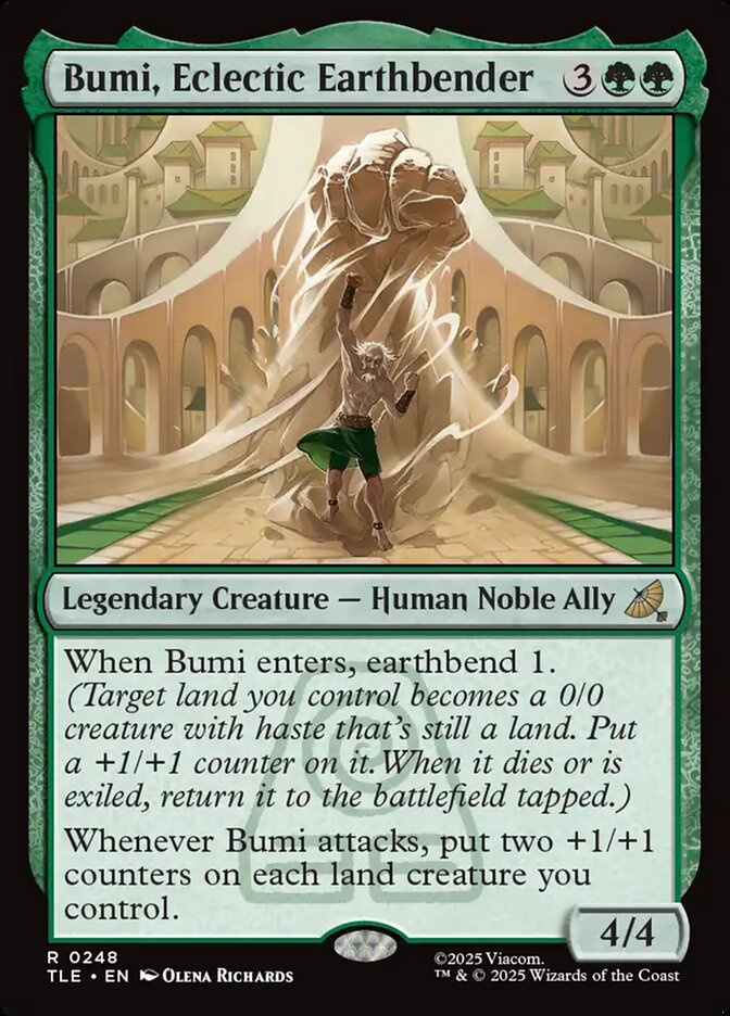 Bumi, Eclectic Earthbender 248 (Avatar: The Last Airbender: Eternal-Legal)  - Foil | Good Games North