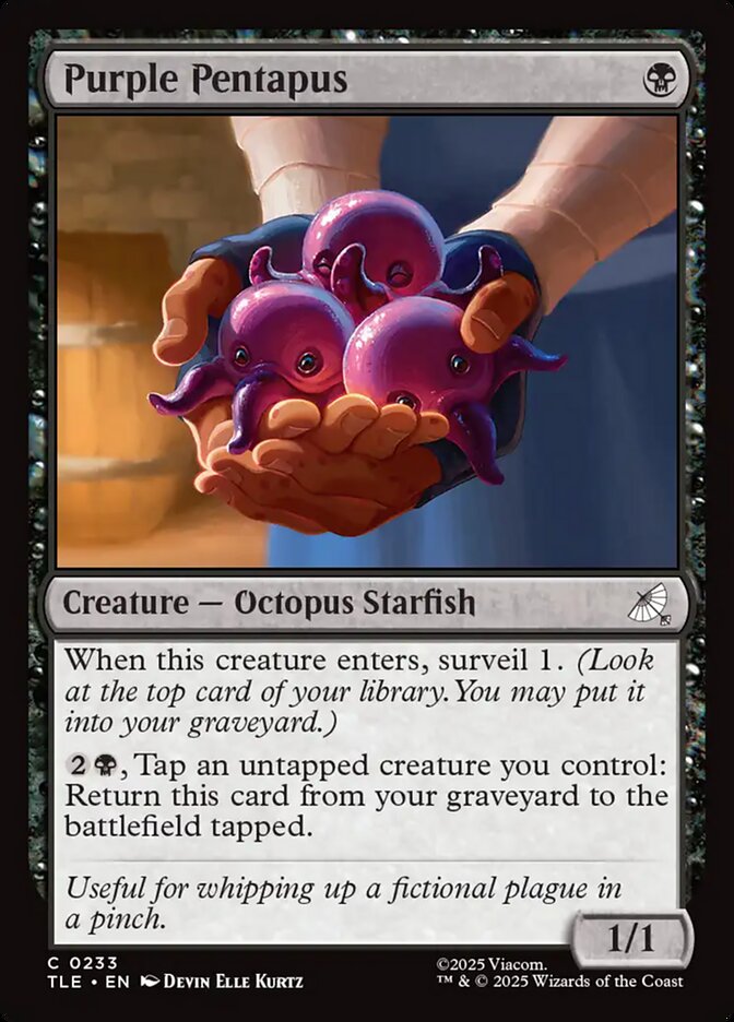 Purple Pentapus 233/317 (Avatar: The Last Airbender: Eternal-Legal)  - Foil | Good Games North