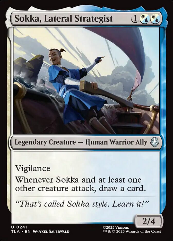 Sokka, Lateral Strategist 241/286 (Avatar: The Last Airbender)  - Foil | Good Games North