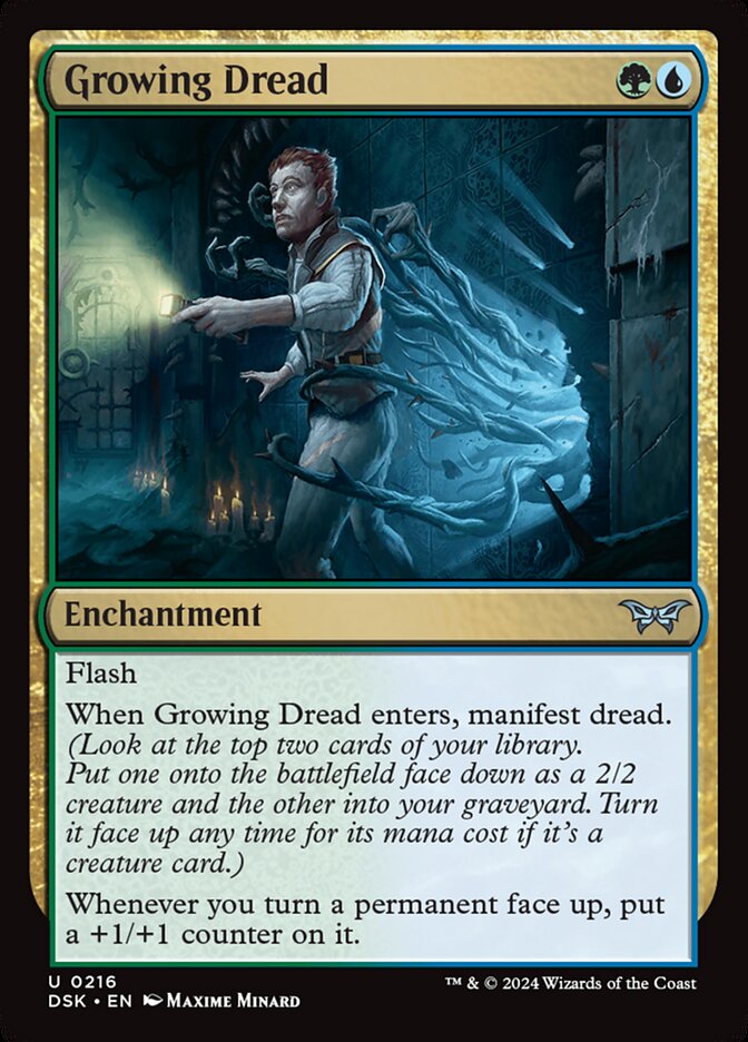 Growing Dread (Duskmourn: House of Horror)  - Foil | Good Games North