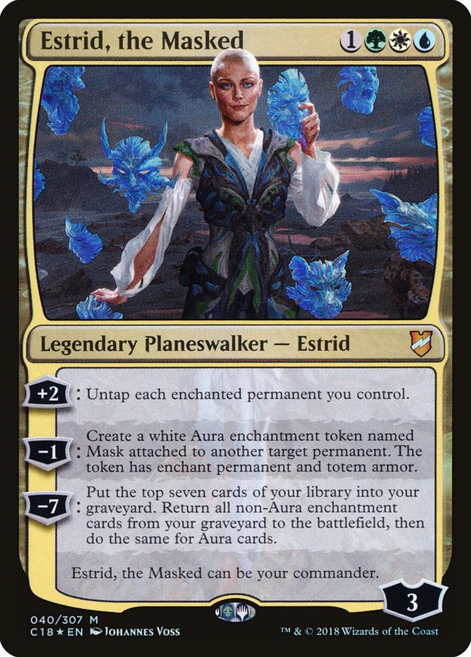 Estrid, the Masked (Commander 2018)  - Foil | Good Games North