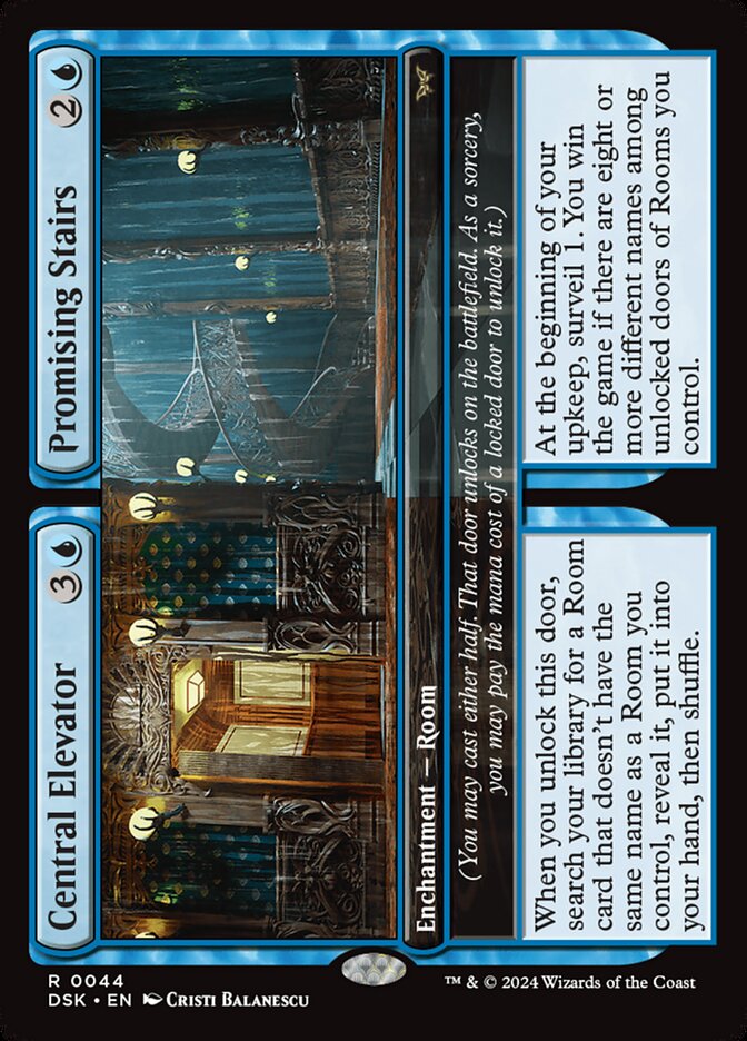 Central Elevator // Promising Stairs (Duskmourn: House of Horror)  - Foil | Good Games North