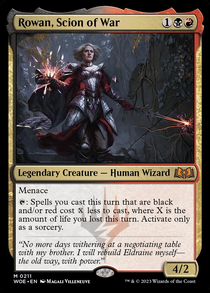 Rowan, Scion of War (Wilds of Eldraine)  | Good Games North