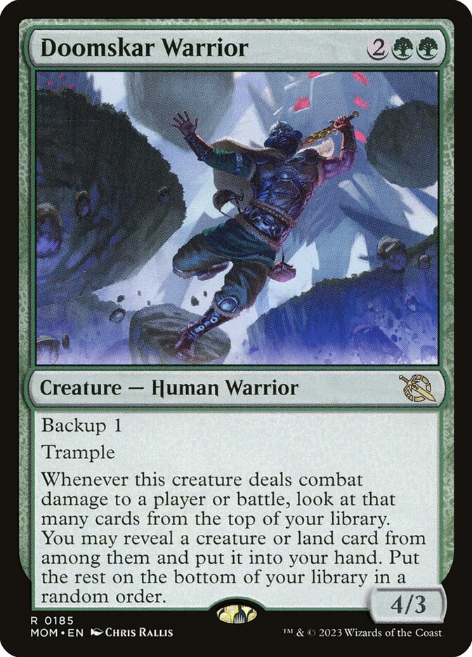 Doomskar Warrior 185/291 (March of the Machine)  | Good Games North
