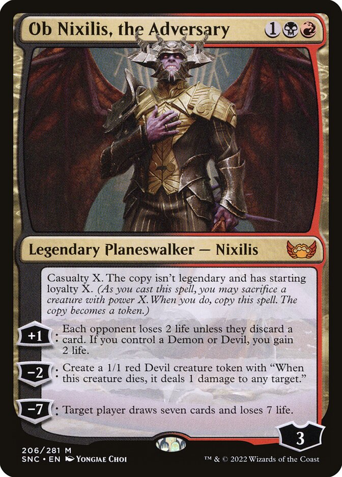 Ob Nixilis, the Adversary (Streets of New Capenna)  | Good Games North