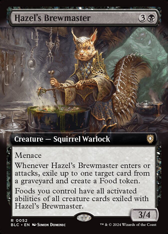 Hazel's Brewmaster 52 (Commander: Bloomburrow)  - Extended Art | Good Games North