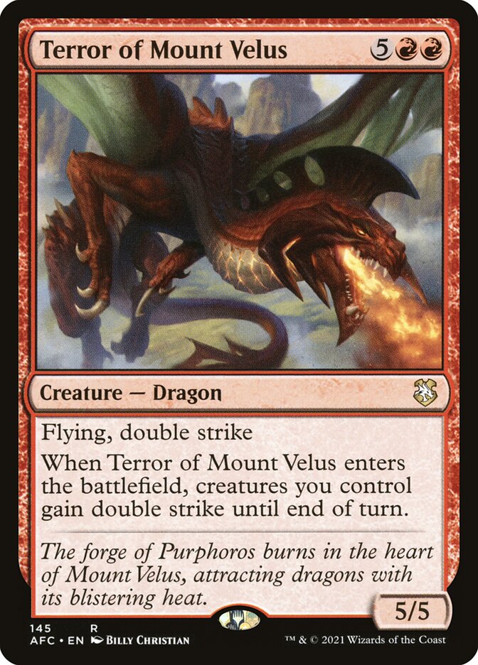 Terror of Mount Velus 145/62 (Commander: Adventures in the Forgotten Realms)  | Good Games North