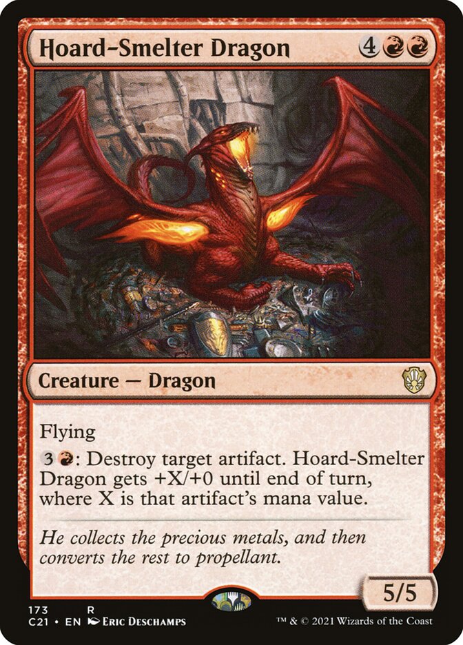 Hoard-Smelter Dragon 173/81 (Commander 2021)  | Good Games North