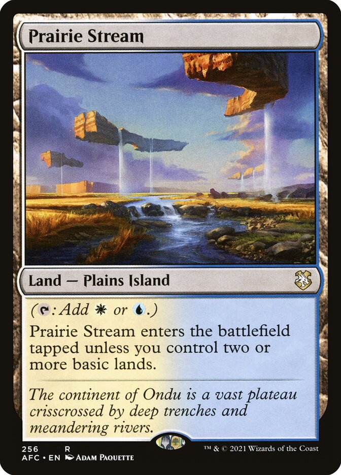 Prairie Stream 256/62 (Commander: Adventures in the Forgotten Realms)  | Good Games North