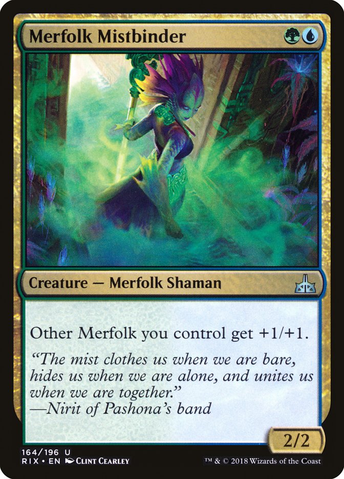Merfolk Mistbinder 164 (Rivals of Ixalan)  | Good Games North