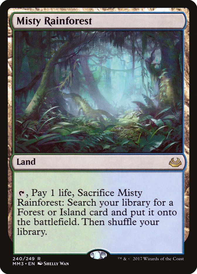 Misty Rainforest 240/249 (Modern Masters 2017)  | Good Games North