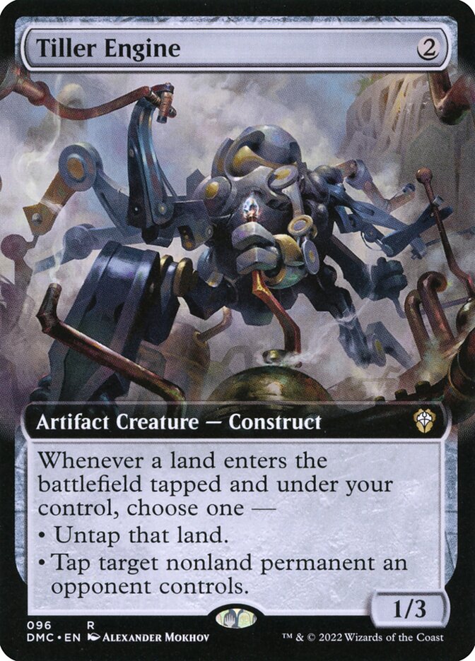 Tiller Engine Extended Art 96 (Commander: Dominaria United)  | Good Games North